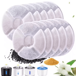 pure flow replacement carbon filters for cat water fountain 12 pack