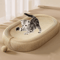 ScratchLoung Sisal Cat Scratcher Sofa With Interactive Ball Toy 7