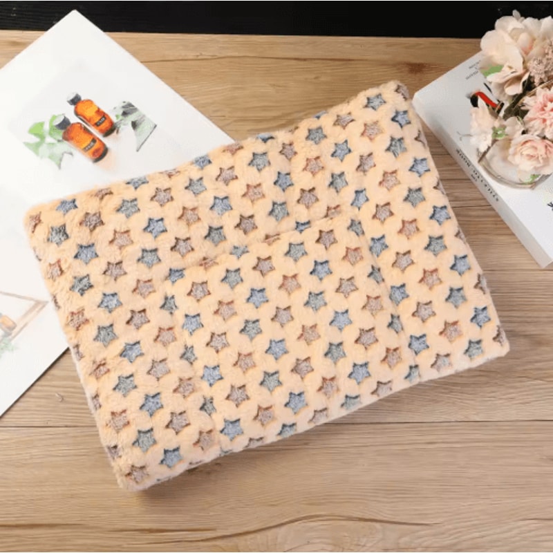 Cloud Nest Thickened Flannel Pet Sleeping Mat Warm Cushion For Cats Small Dogs 4