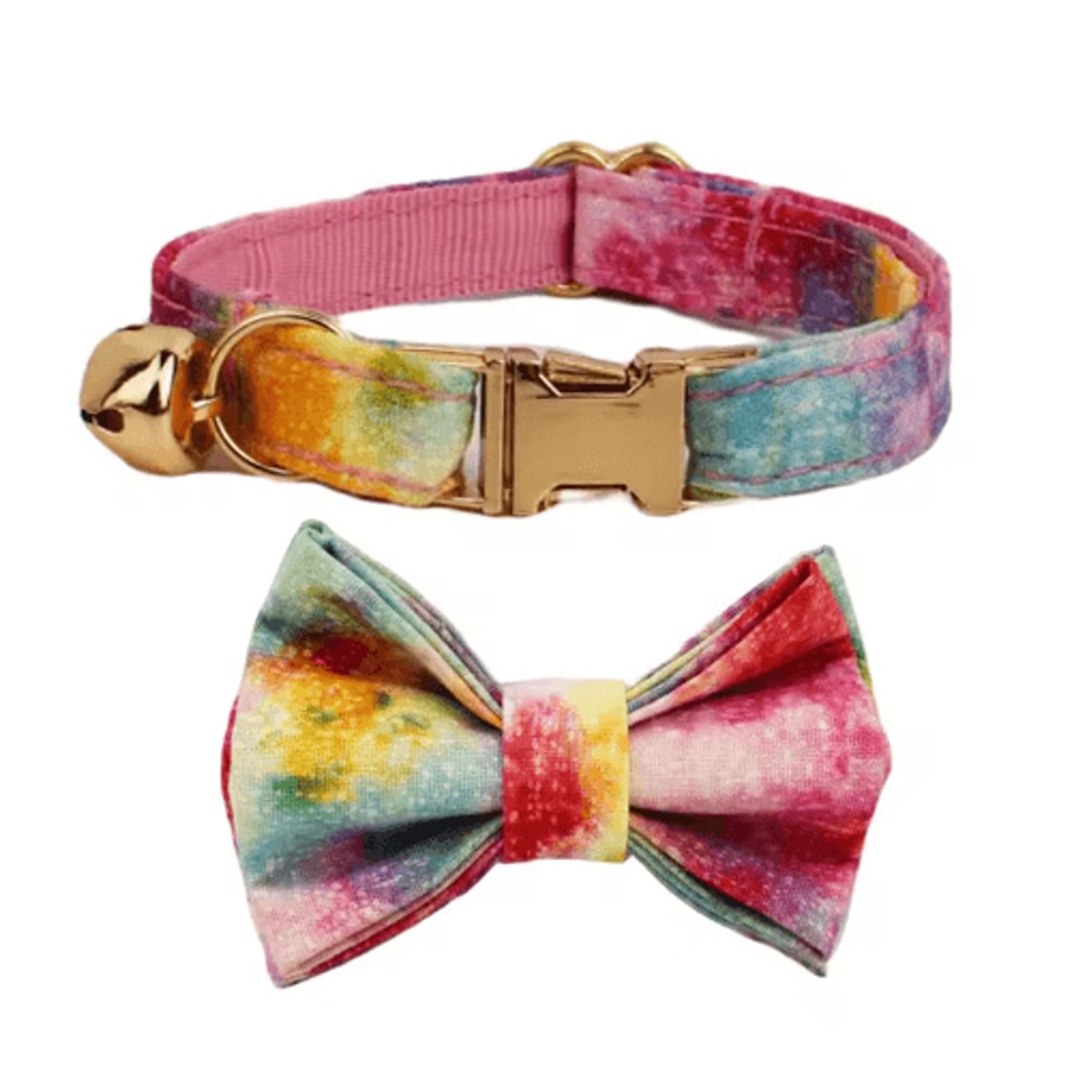 Bella Bow Personalized Cat Collar With Adjustable Safety Buckle 11