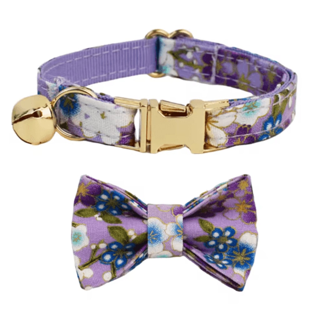Bella Bow Personalized Cat Collar With Adjustable Safety Buckle 13