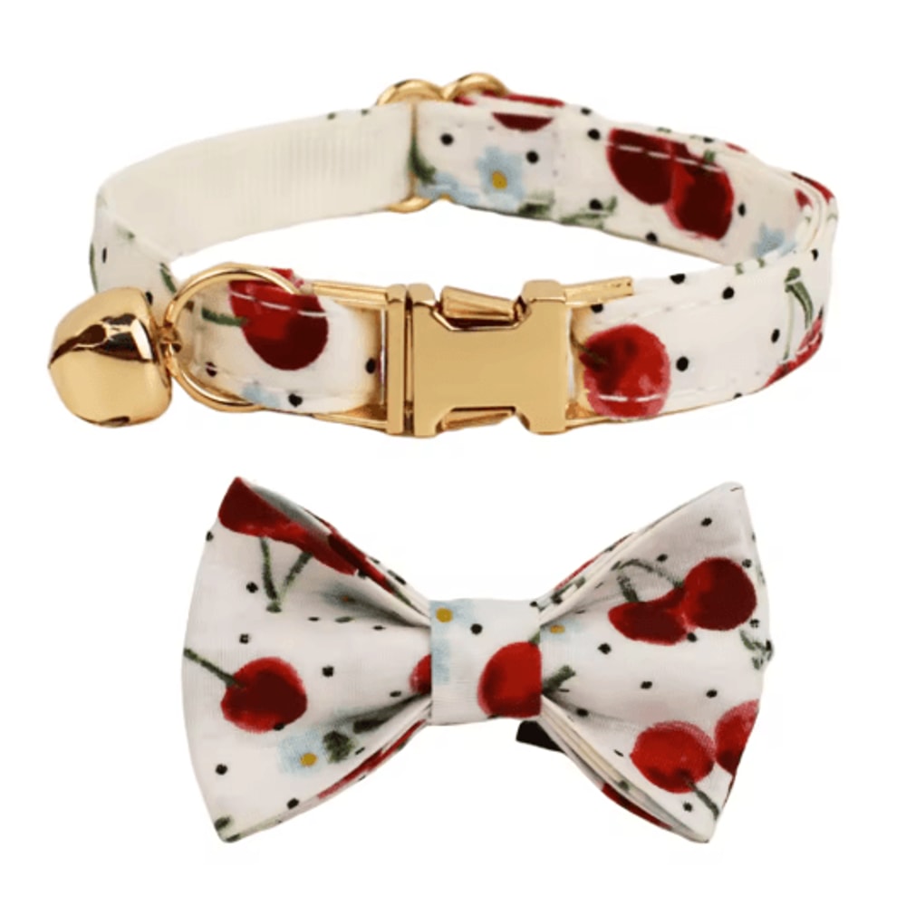 Bella Bow Personalized Cat Collar With Adjustable Safety Buckle 5