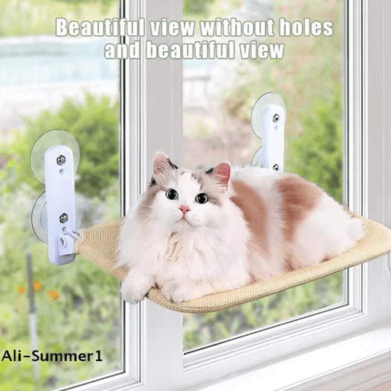 SkyLounge Foldable Window Cat Hammock With Suction Cups 6
