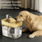 CrystalFlow Automatic Pet Water Fountain Transparent Circulating Water Dispenser 0