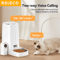 ROJECO Smart Automatic Cat Feeder With 360 Camera WiFi Control 6
