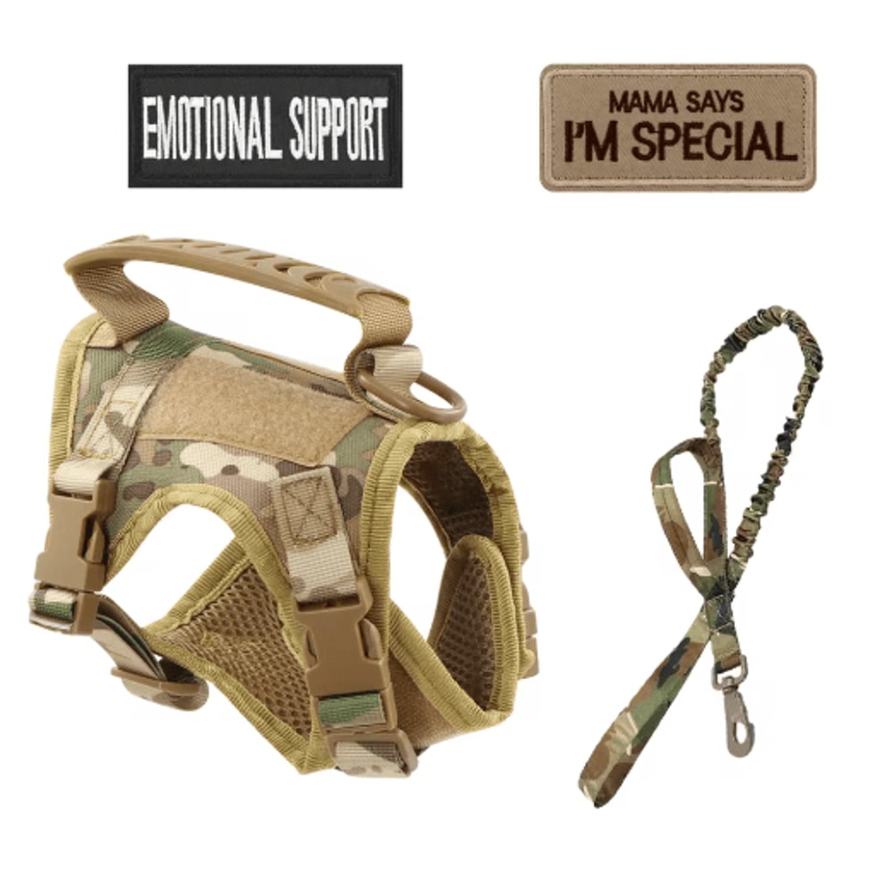TrailGuar Tactical Cat Harness Leash Vest Set For Outdoor Adventures 3
