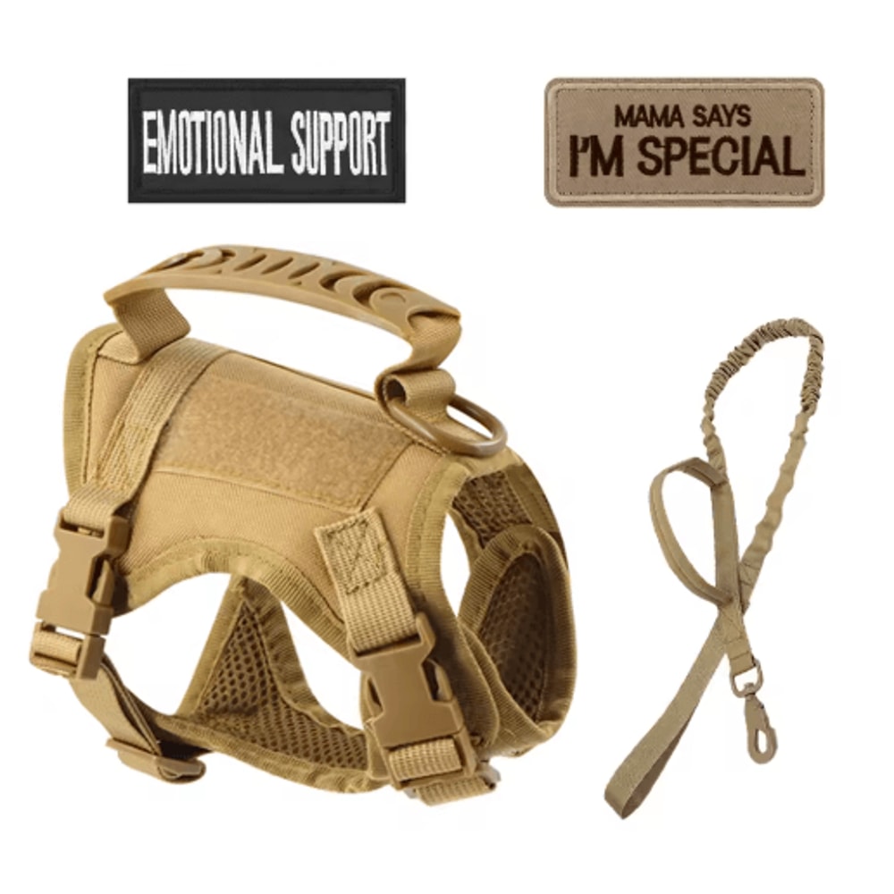 TrailGuar Tactical Cat Harness Leash Vest Set For Outdoor Adventures 4