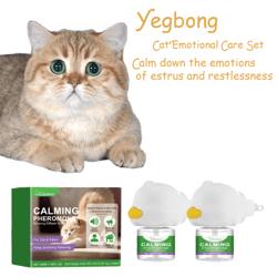 calmwhis cat calming diffuser plug in pheromone relaxant for stress relief