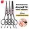 Fenice Professional Round Tip Pet Grooming Scissors Safe Trimming Tool For Eyes Face Paws 0