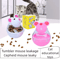 Cheesy Chase Interactive Mouse Treat Ball Slow Feeding Puzzle Cat Toy 0