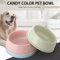 CandyPaw Colorful Pet Feeding Bowl Lightweight Cat Dog Food Dish 5