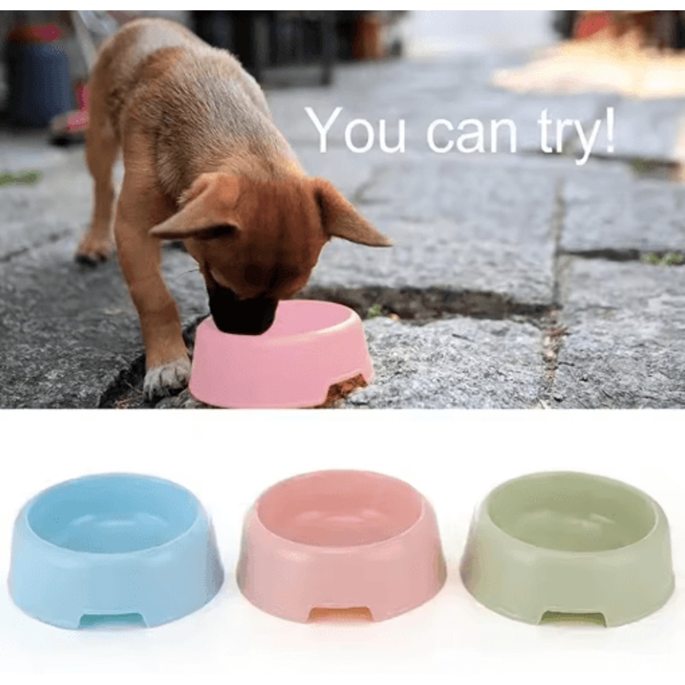 CandyPaw Colorful Pet Feeding Bowl Lightweight Cat Dog Food Dish 6
