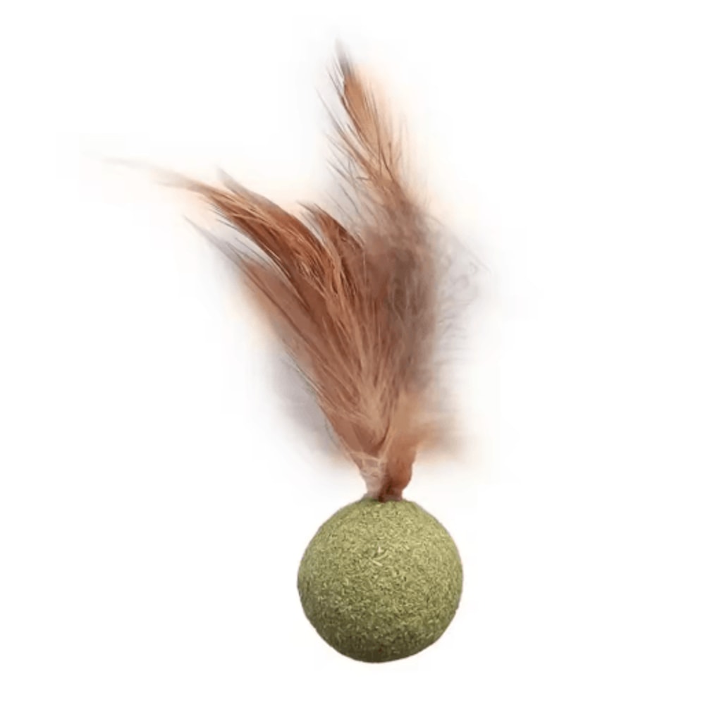 MintyPaws Edible Catnip Ball Toy Interactive Dental Chasing Treat For Cats 4