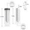 Flow Master Large Capacity Feeding Syringe Kit With Hose MultiPurpose Pet Care Injector 15