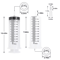 Flow Master Large Capacity Feeding Syringe Kit With Hose MultiPurpose Pet Care Injector 15