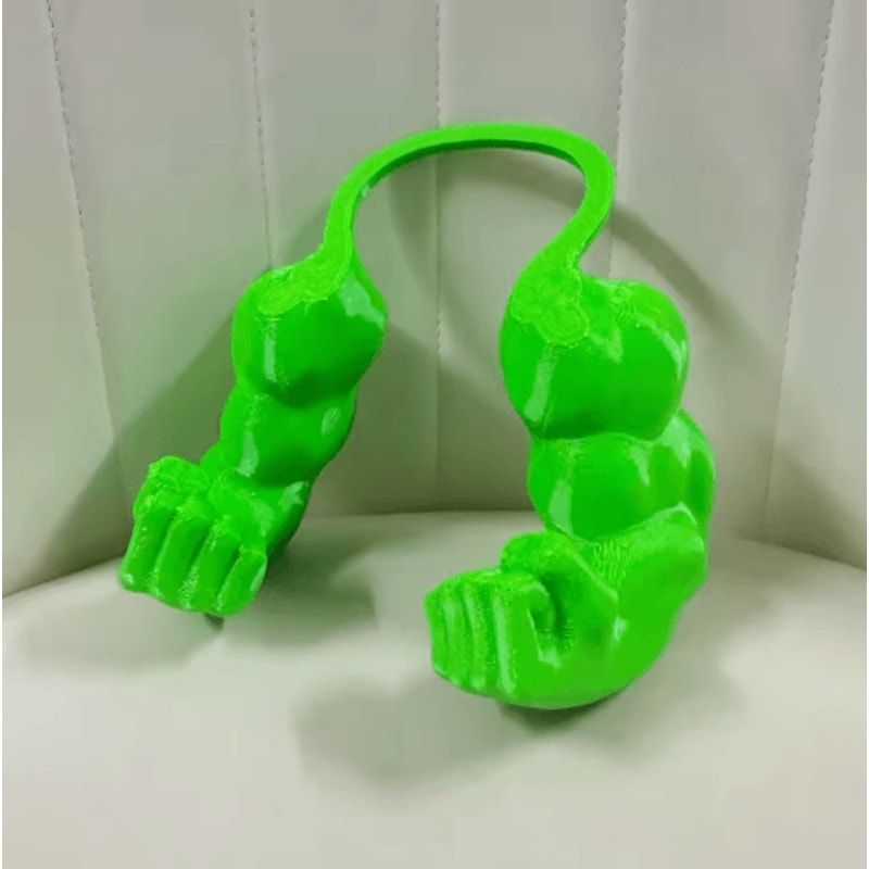 PowerPaws Muscle Arm Cat Pendant Collar Funny Strong Arm Pet Neck Accessory 5