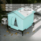 Weather Shield Outdoor Cat House With Stand Insulated Oxford Cloth Pet Shelter 2