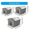 Weather Shield Outdoor Cat House With Stand Insulated Oxford Cloth Pet Shelter 6
