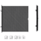 SafeSpan Retractable Pet Safety Gate Folding Mesh Barrier For Stairs Doorways 2