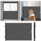 SafeSpan Retractable Pet Safety Gate Folding Mesh Barrier For Stairs Doorways 6