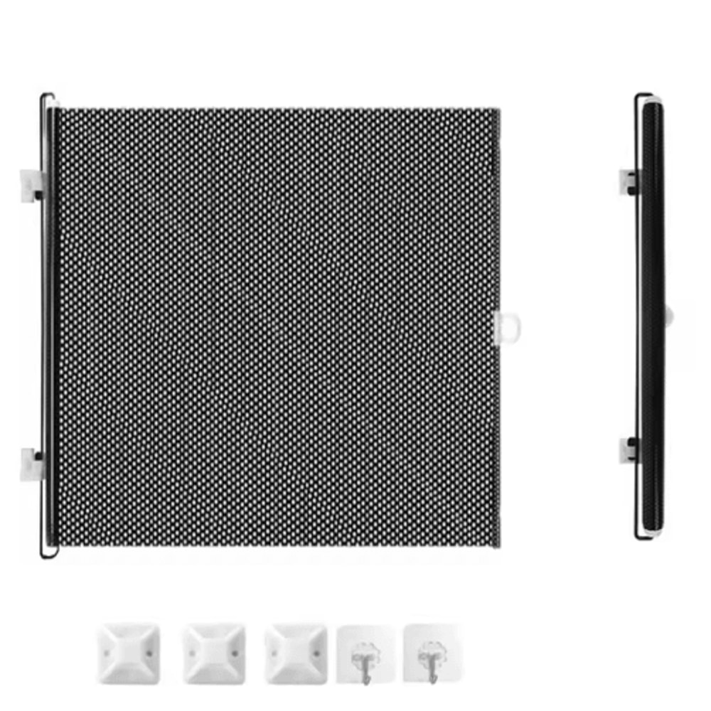 SafeSpan Retractable Pet Safety Gate Folding Mesh Barrier For Stairs Doorways 7