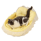 RoyalSnuggle LaceTrimmed Princess Pet Sofa Bed Plush Oval Bed For Cats Small Dogs 2