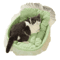 RoyalSnuggle LaceTrimmed Princess Pet Sofa Bed Plush Oval Bed For Cats Small Dogs 4
