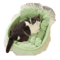 RoyalSnuggle LaceTrimmed Princess Pet Sofa Bed Plush Oval Bed For Cats Small Dogs 4