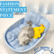 RoyalSnuggle LaceTrimmed Princess Pet Sofa Bed Plush Oval Bed For Cats Small Dogs 8