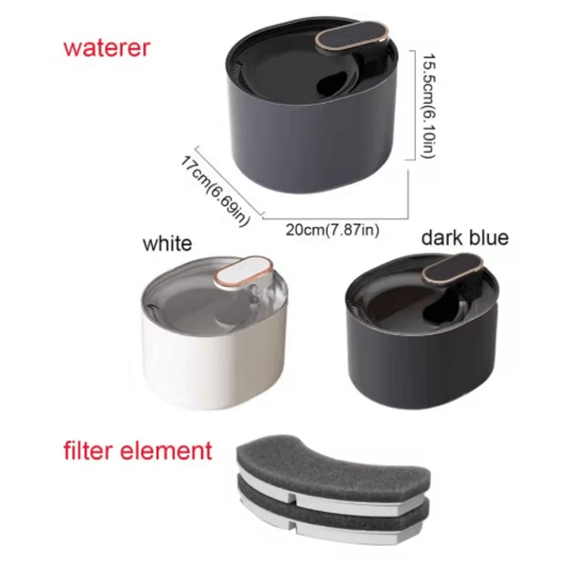 3L Automatic Cat Water Fountain USB Electric Pet Drinking Fountain With Smart Water Flow 4
