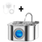 Transparent Cat Water Fountain With Sensor 32L Stainless Steel Automatic Pet Water Dispenser 1