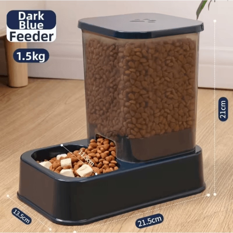 Automatic Pet Feeder Water Dispenser Set Large Capacity Food And Water Station For Cats Dogs 3