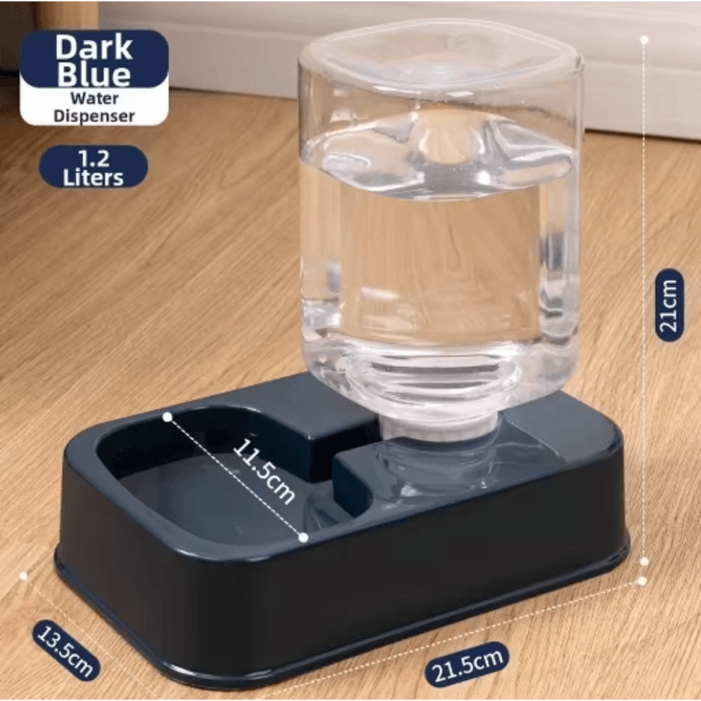Automatic Pet Feeder Water Dispenser Set Large Capacity Food And Water Station For Cats Dogs 6