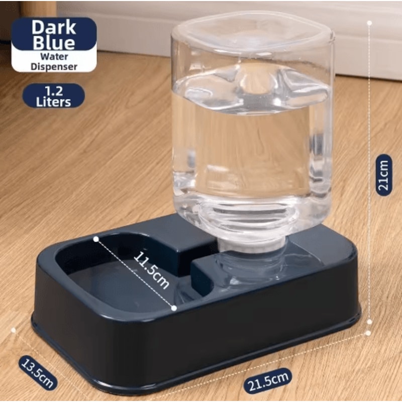 Automatic Pet Feeder Water Dispenser Set Large Capacity Food And Water Station For Cats Dogs 6