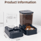 Automatic Pet Feeder Water Dispenser Set Large Capacity Food And Water Station For Cats Dogs 7
