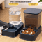 Automatic Pet Feeder Water Dispenser Set Large Capacity Food And Water Station For Cats Dogs 9