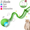 Smart Rolling Cat Toy Ball With Faux Tail Rechargeable Interactive Pet Training Toy 3