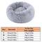 Soft Plush Donut Cat Bed Washable Faux Fur Pet Sleeping Mat For Cats Small Dogs 1