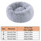 Soft Plush Donut Cat Bed Washable Faux Fur Pet Sleeping Mat For Cats Small Dogs 1