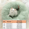 Soft Plush Donut Cat Bed Washable Faux Fur Pet Sleeping Mat For Cats Small Dogs 2