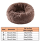 Soft Plush Donut Cat Bed Washable Faux Fur Pet Sleeping Mat For Cats Small Dogs 3