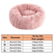 Soft Plush Donut Cat Bed Washable Faux Fur Pet Sleeping Mat For Cats Small Dogs 4
