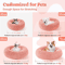 Soft Plush Donut Cat Bed Washable Faux Fur Pet Sleeping Mat For Cats Small Dogs 6