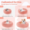 Soft Plush Donut Cat Bed Washable Faux Fur Pet Sleeping Mat For Cats Small Dogs 6