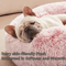 Soft Plush Donut Cat Bed Washable Faux Fur Pet Sleeping Mat For Cats Small Dogs 0