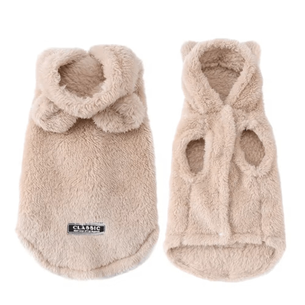 Warm Fleece Cat Dog Hoodie Cute Winter Sweater Coat For Small Pets 2