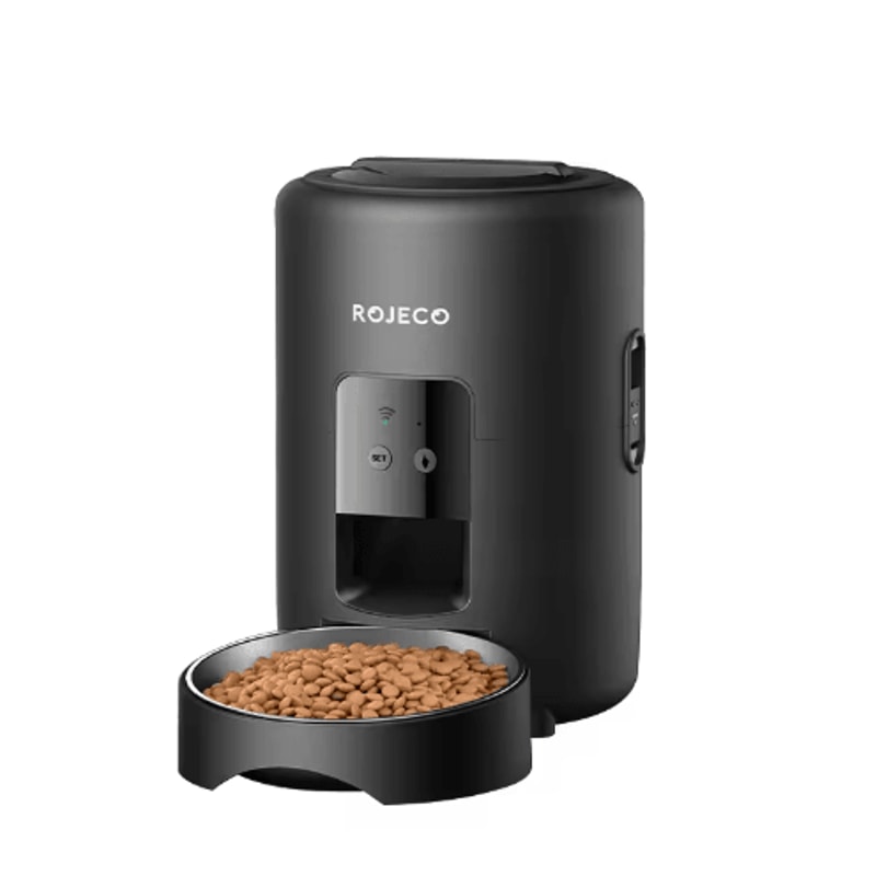 ROJECO Smart Automatic Pet Feeder 2L WiFi Cat Dog Food Dispenser With App Control 1