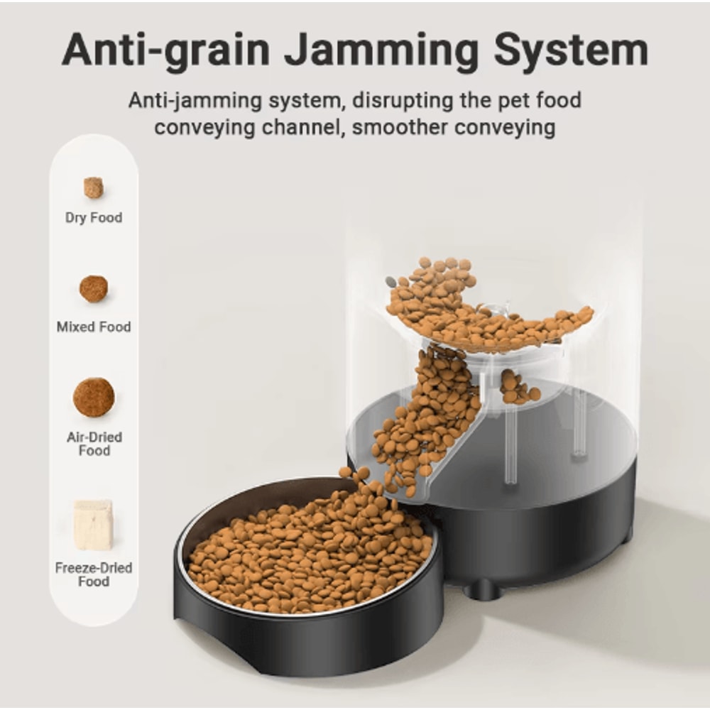 ROJECO Smart Automatic Pet Feeder 2L WiFi Cat Dog Food Dispenser With App Control 4