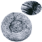 Long Plush Round Pet Bed Super Soft Winter Sleeping Nest For Cats Medium Dogs 2