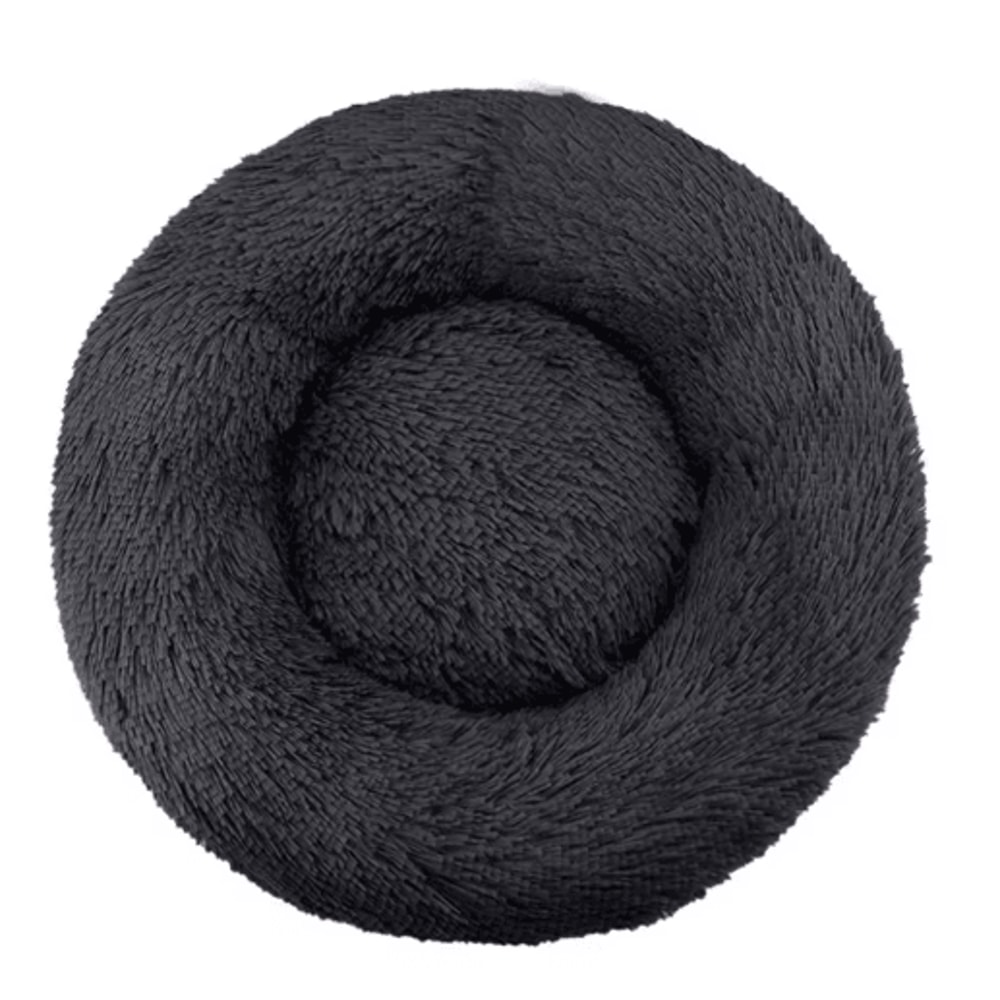 Long Plush Round Pet Bed Super Soft Winter Sleeping Nest For Cats Medium Dogs 11